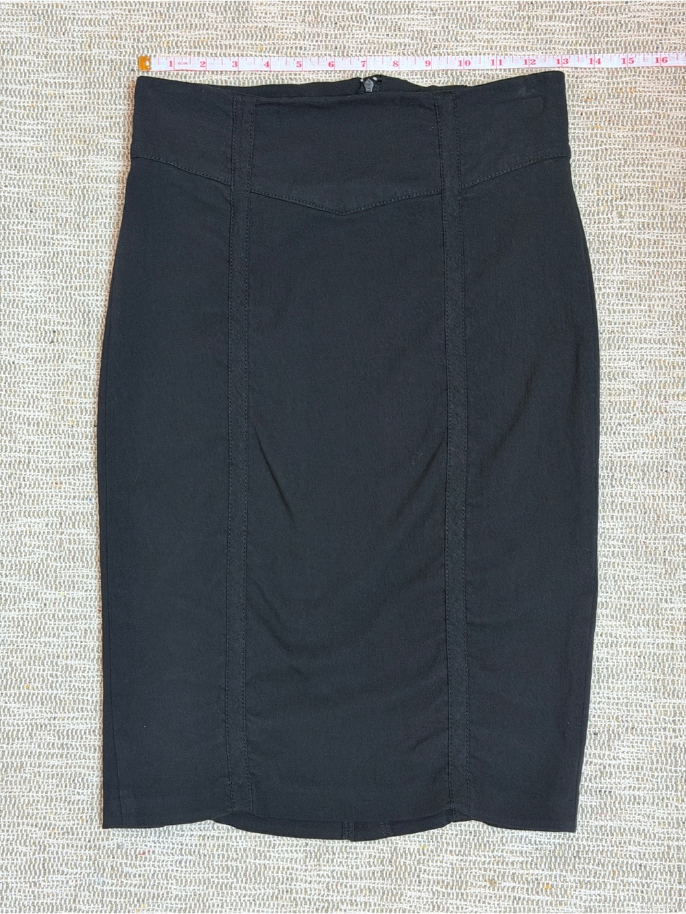 XOXO Black High-Waist Pencil Skirt